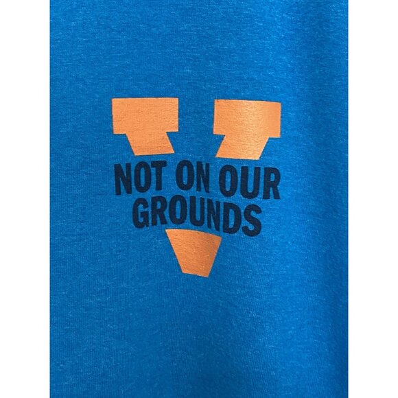 Virginia Cavaliers Teal Blue S/S Men's T-Shirt L #Hoos Got Your Back - Picture 10 of 11